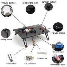 Folding camping table - folding,