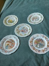 Royal Dalton Brambly Hedge Complete Set Of Seasons Plates Plus The Snow Ball