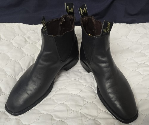 Williams black leather au - williams,