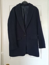 UNIQLO Women's Dark Navy Coat Size Small