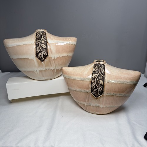 Ceramic art vases large pair - art,