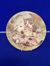 Preloved RSPCA Plate Collection "Whoops-a-daisy" cats Royal Worcester