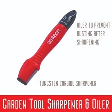 Tungsten Carbide Sharpener for Garden Tools Blade Shears Loppers Scissors Oil