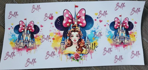 Belle walt disney castle with - walt,