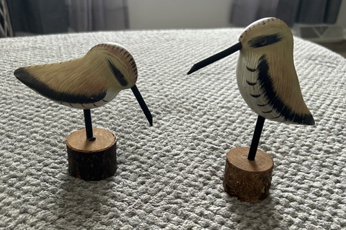 Sandpiper birds wooden - sandpiper,