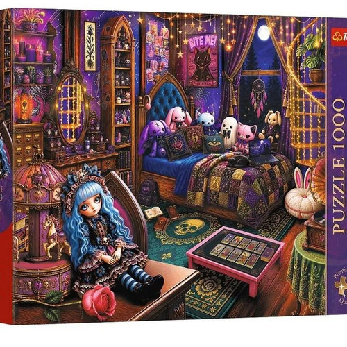 Puzzle 1000 gothic doll trefl - puzzle,