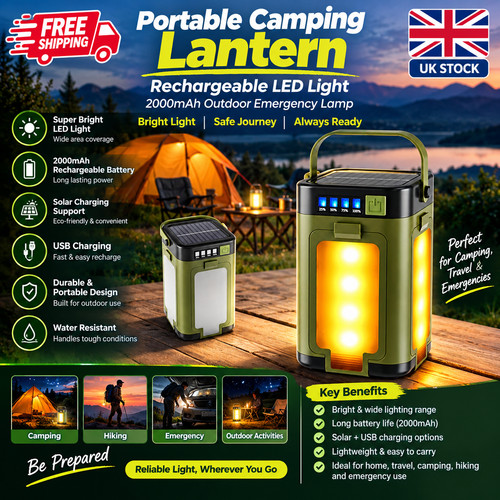 Portable camping lantern - portable,