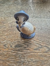 Szeileh Ceramic Goose Mother Goose Figurine Minature Ornament