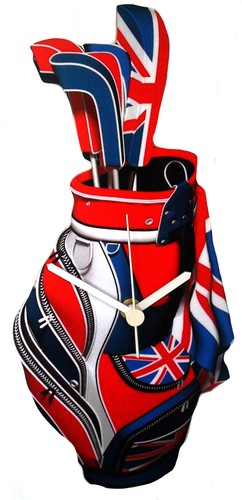 Union jack golf clock - jack,