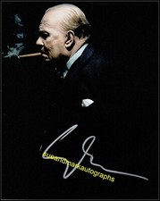Gary Oldman Darkest Hour Winston Churchill Autograph Signed UACC RD 96