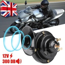Loud 300DB 12V Electric Bull Horn Air-Horn Raging Sound For Car Truck UK STOCK