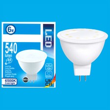 6x 6W (=44W) LED MR16, GU5.3