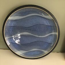 Rare Denby Blue Jetty Water Salad Plate 9 inches