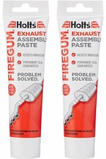 2 x Holts Fire Gum Gun Exhaust Silencer Assembly Joints Seal Paste Putty 150G
