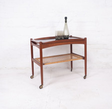 Vintage Mid Century Danish Drinks Trolley Cart Table - FREE UK DELIVERY