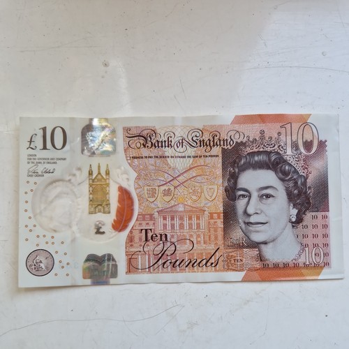 Ten pound polymer - pound, note