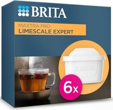 BRITA MAXTRA PRO Limescale Expert Water Filter Cartridge 6 Pack, Original Refill