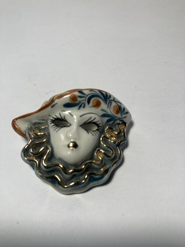 Vintage venetian mask ceramic - venetian,