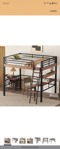 Double loft bed - double,