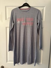 BNWOTs George Girls Grey Long Sleeve Nightdress Age 14-15 Years