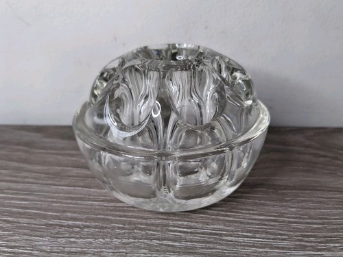 Vintage glass flower frog 9 - vintage, frog,