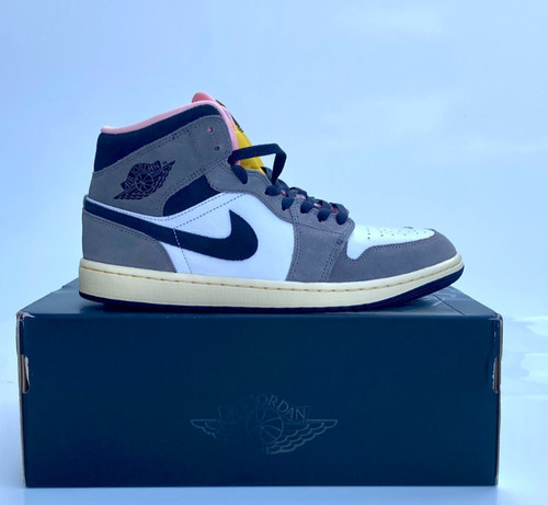 Nike air jordan mid white - mid,