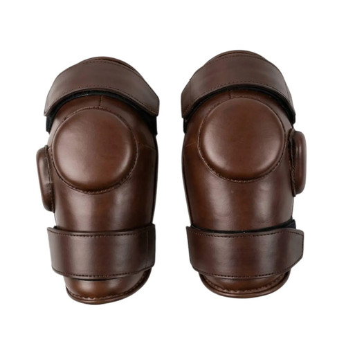 Leather polo knee - leather,