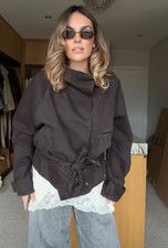 ZARA : Belted Cotton Jacket 