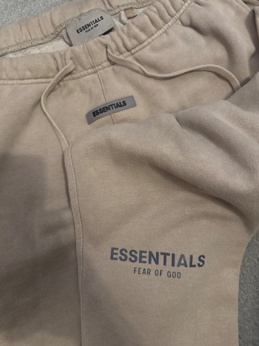 Beige tracksuit bottoms size