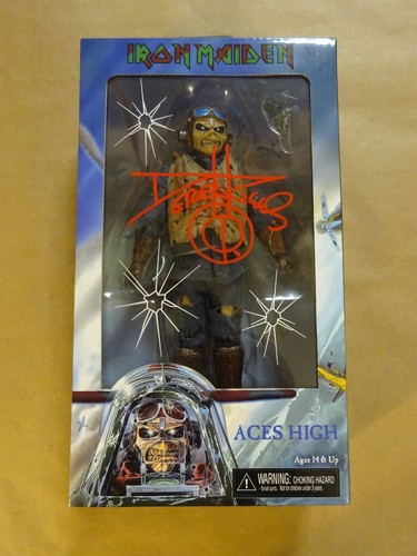 Signed derek riggs iron maiden - riggs,