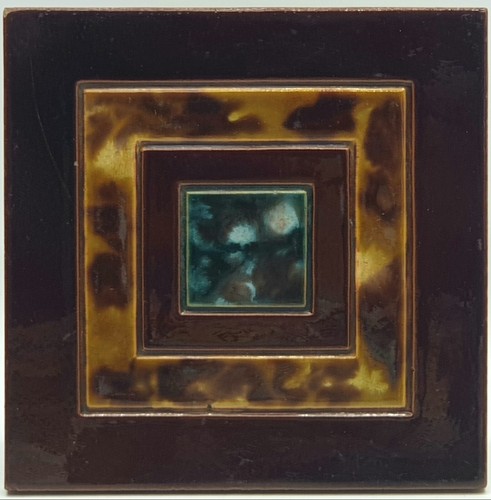 Antique fireplace tile - antique,