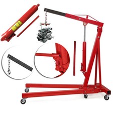 Red 2 Ton Hydraulic Fold