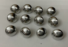 Vintage 12 X Silver Dome Domed