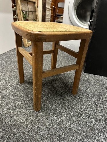 Retro stool kitchen - stool, beech