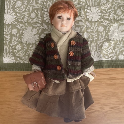 Porcelain doll vgc - porcelain,