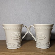 Belleek Claddagh Mugs |Set of