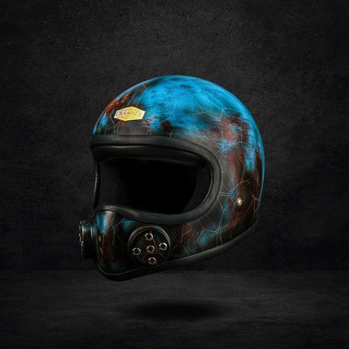 Special vintage custom helmet - special!,