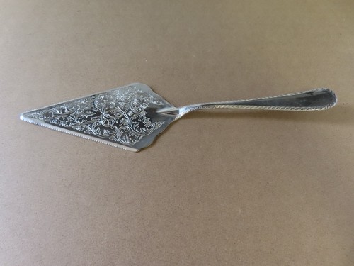 Vintage silver plated cake - plated,