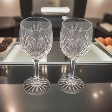 2 Vintage Crystal  Cut Glass