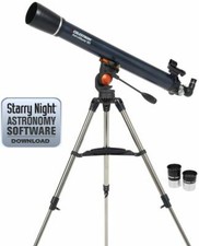 Clearance Celestron 21063 AstroMaster 90AZ Refractor Telescope
