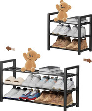 3-Tier Expandable Shoe Rack
