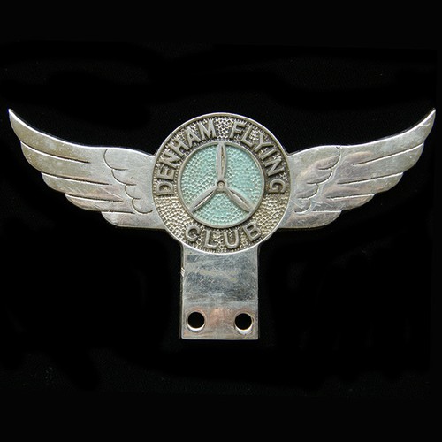 Denham flying club car badge - flying,