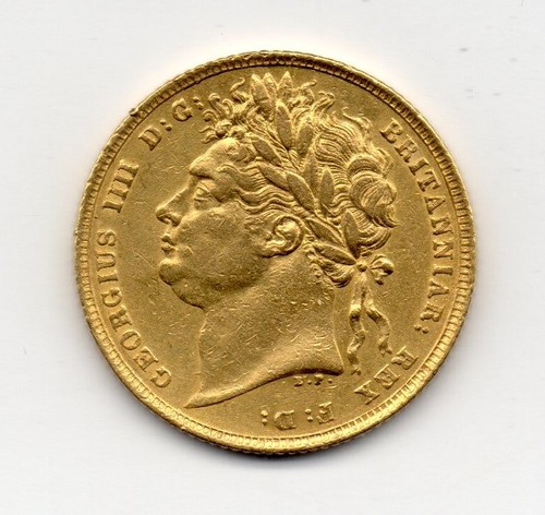 1822 gold sovereign george iv - 1822,