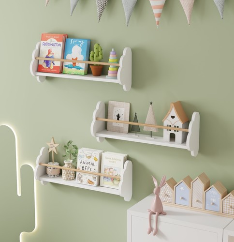 Nursery wall shelves - shelves, floating