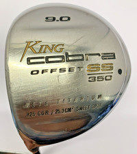 King Cobra SS 350 9.0 Driver Golf Club Offset Beta Titanium Womens Left Handed