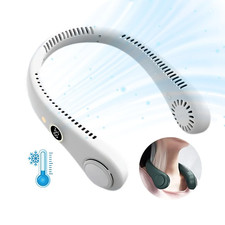 Neck Fan Vaneless Hanging Neck Fan with Digital Display