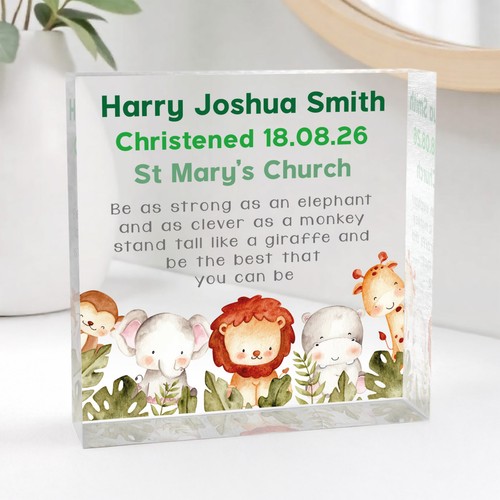 Personalised christening gifts - personalised,