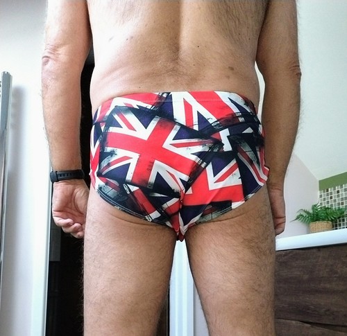 Union jack men swimming - union, men's