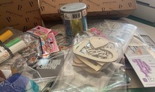 Craft Clearout Box 3 Includes Some Glass And Glass Pens