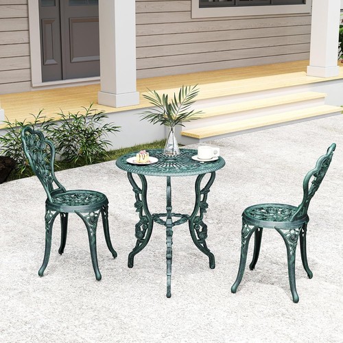Antique green metal - green,